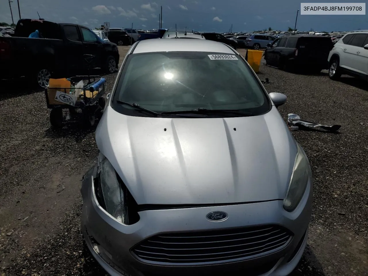 2015 Ford Fiesta Se VIN: 3FADP4BJ8FM199708 Lot: 56893024