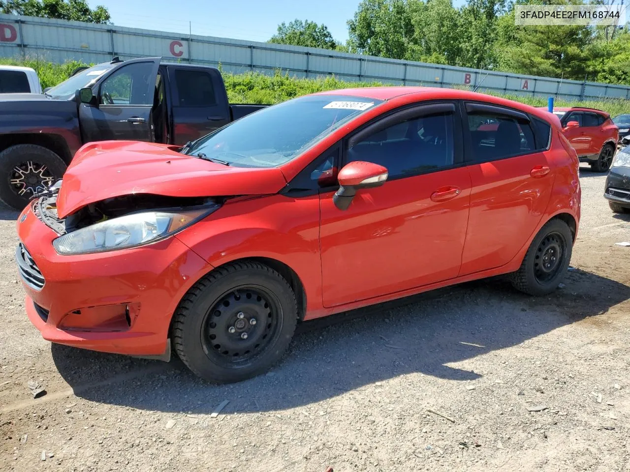 2015 Ford Fiesta Se VIN: 3FADP4EE2FM168744 Lot: 57063074