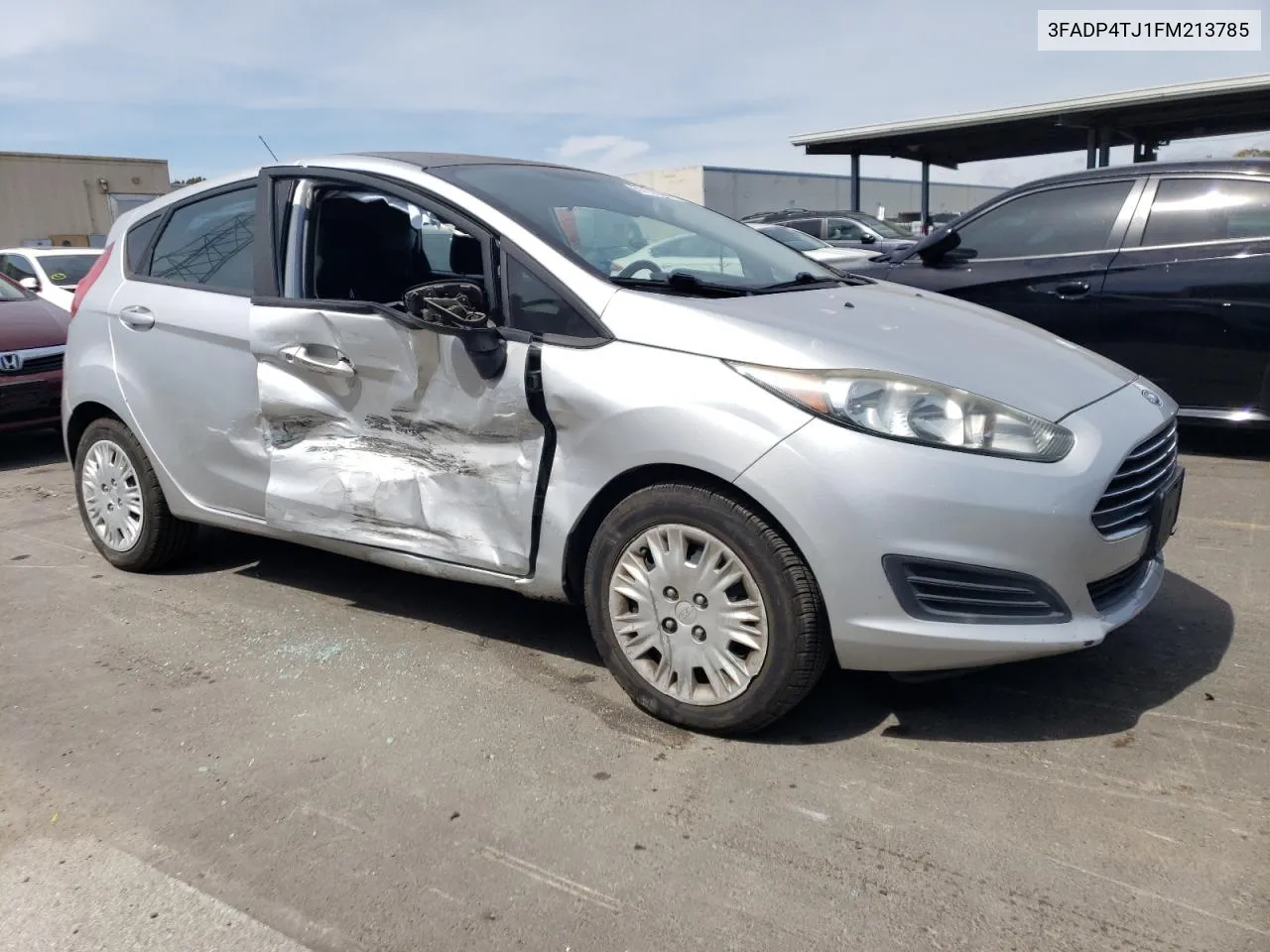 2015 Ford Fiesta S VIN: 3FADP4TJ1FM213785 Lot: 57176844