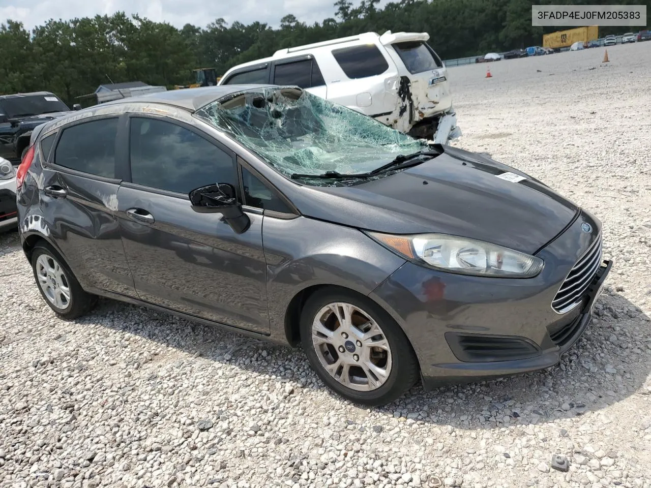 2015 Ford Fiesta Se VIN: 3FADP4EJ0FM205383 Lot: 57627334