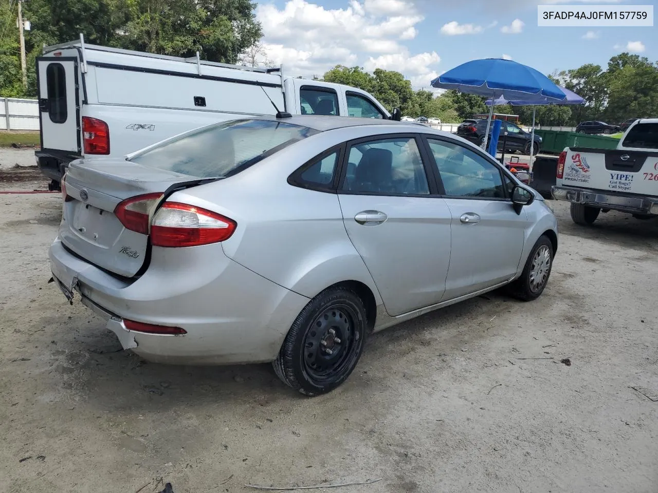 2015 Ford Fiesta S VIN: 3FADP4AJ0FM157759 Lot: 57842004