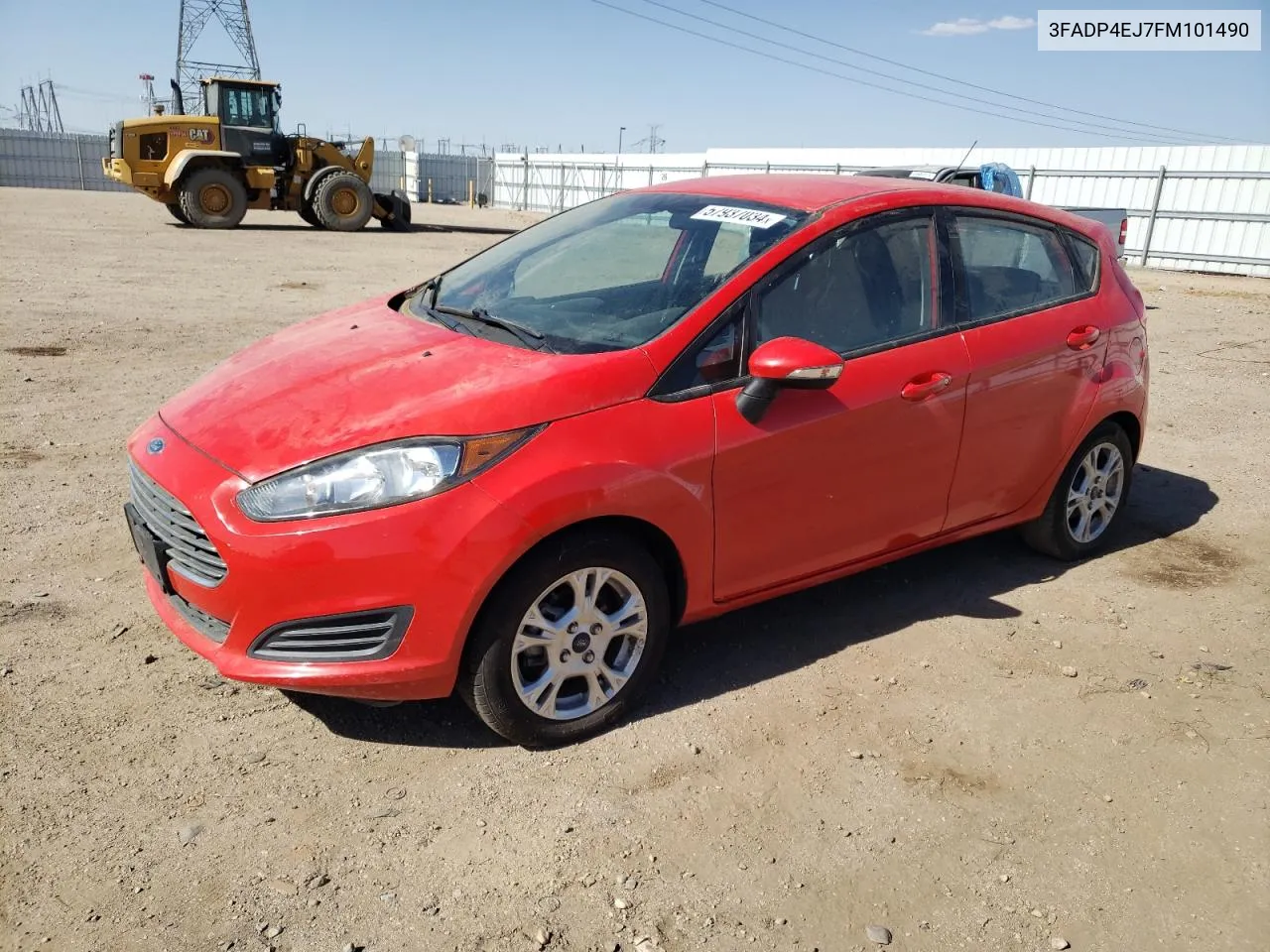 2015 Ford Fiesta Se VIN: 3FADP4EJ7FM101490 Lot: 57937034