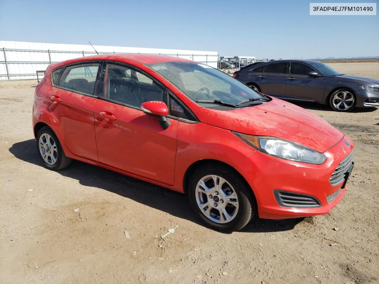 2015 Ford Fiesta Se VIN: 3FADP4EJ7FM101490 Lot: 57937034