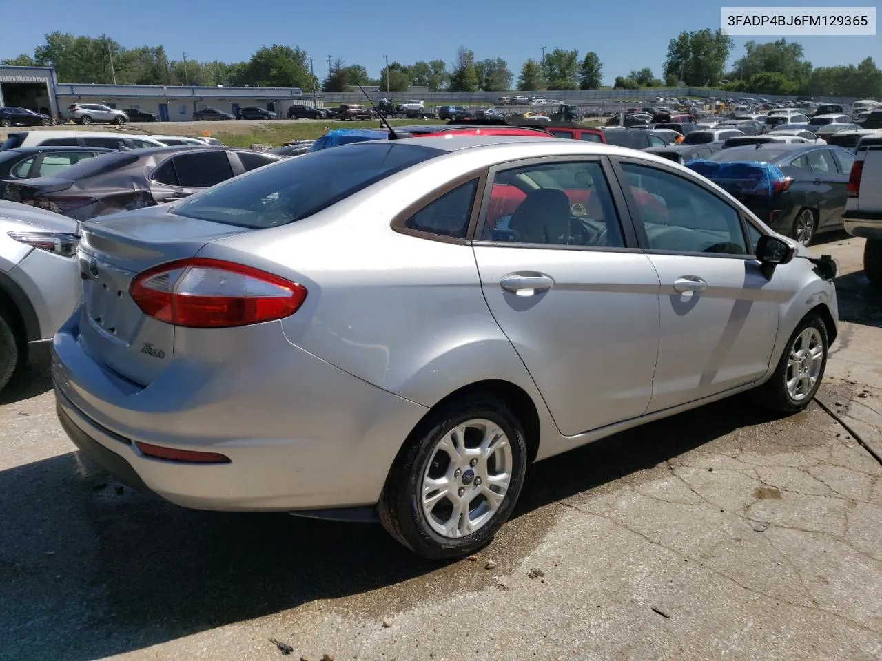 2015 Ford Fiesta Se VIN: 3FADP4BJ6FM129365 Lot: 58121784