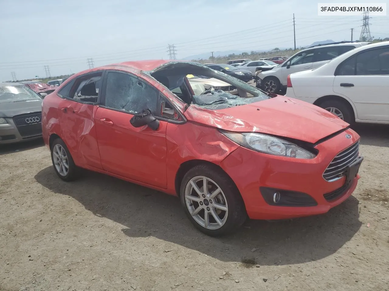 2015 Ford Fiesta Se VIN: 3FADP4BJXFM110866 Lot: 58271974