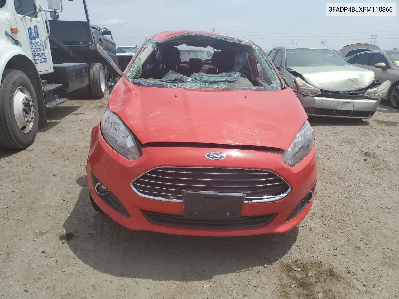 2015 Ford Fiesta Se VIN: 3FADP4BJXFM110866 Lot: 58271974