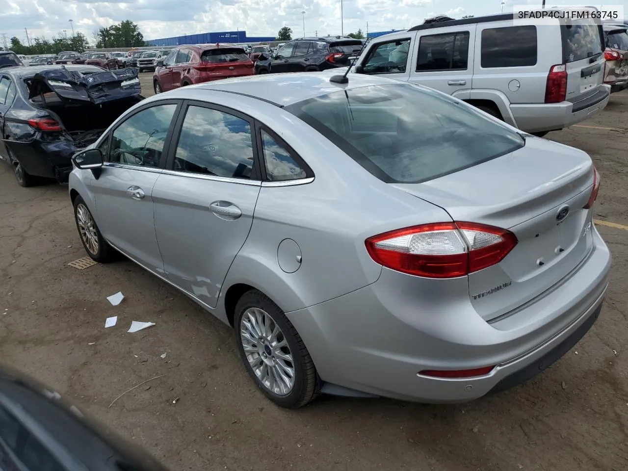 2015 Ford Fiesta Titanium VIN: 3FADP4CJ1FM163745 Lot: 59226444