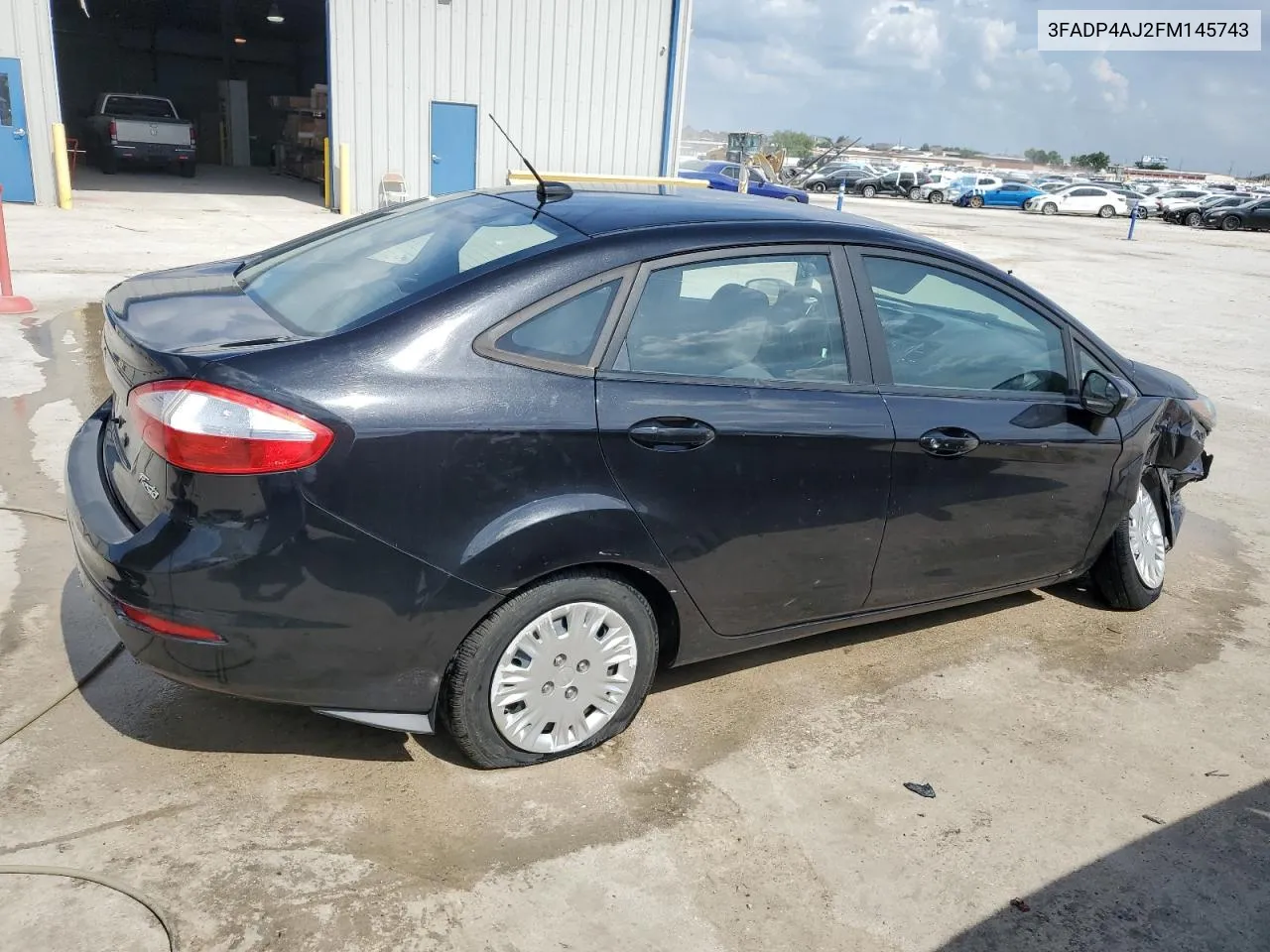 2015 Ford Fiesta S VIN: 3FADP4AJ2FM145743 Lot: 60151124