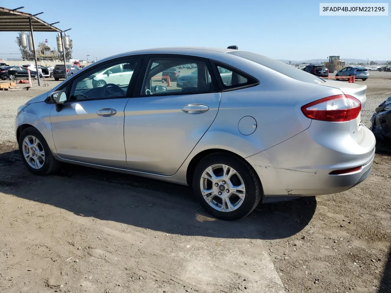 2015 Ford Fiesta Se VIN: 3FADP4BJ0FM221295 Lot: 60291244