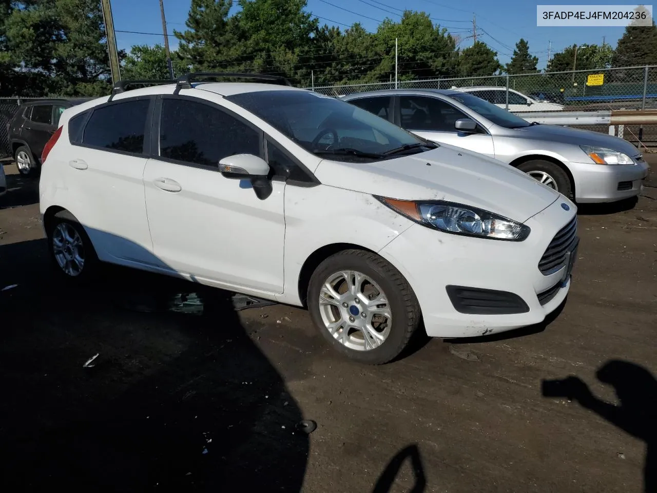 2015 Ford Fiesta Se VIN: 3FADP4EJ4FM204236 Lot: 60953434