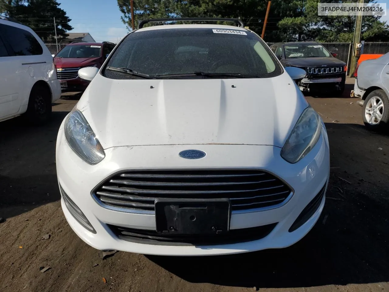 3FADP4EJ4FM204236 2015 Ford Fiesta Se