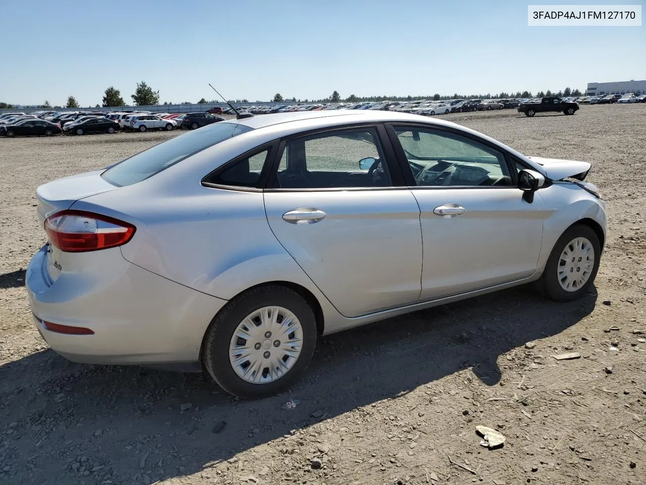 2015 Ford Fiesta S VIN: 3FADP4AJ1FM127170 Lot: 61684444