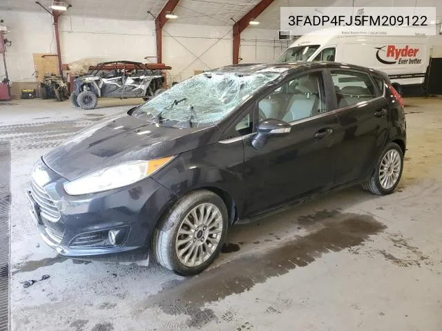 2015 Ford Fiesta Titanium VIN: 3FADP4FJ5FM209122 Lot: 62111384