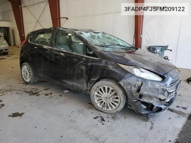 2015 Ford Fiesta Titanium VIN: 3FADP4FJ5FM209122 Lot: 62111384