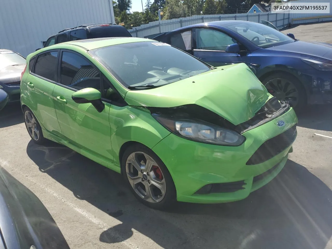 2015 Ford Fiesta St VIN: 3FADP4GX2FM195537 Lot: 62113614