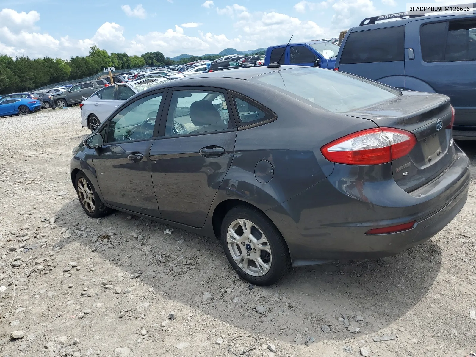 2015 Ford Fiesta Se VIN: 3FADP4BJ9FM126606 Lot: 62491164