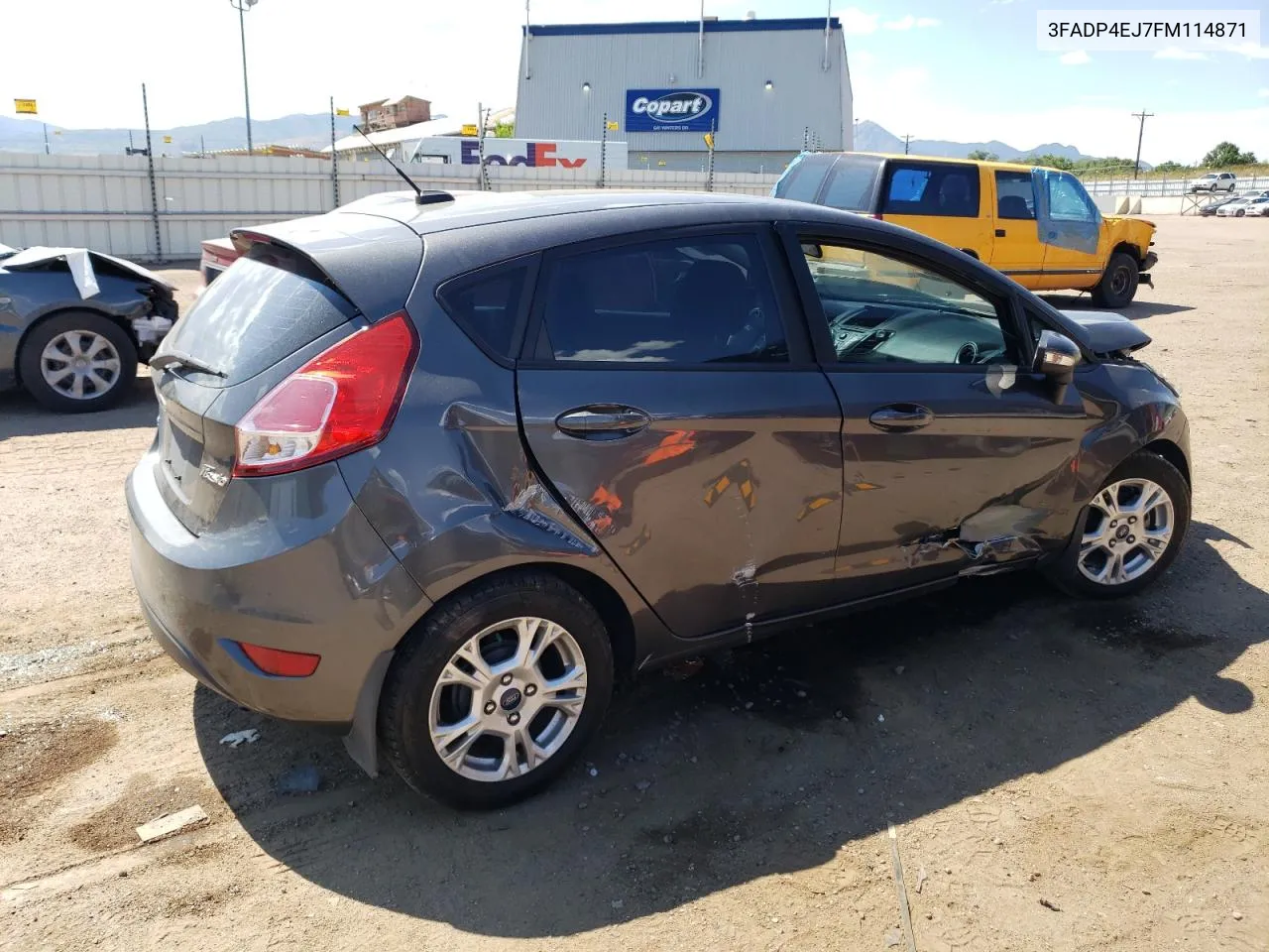 2015 Ford Fiesta Se VIN: 3FADP4EJ7FM114871 Lot: 62715904