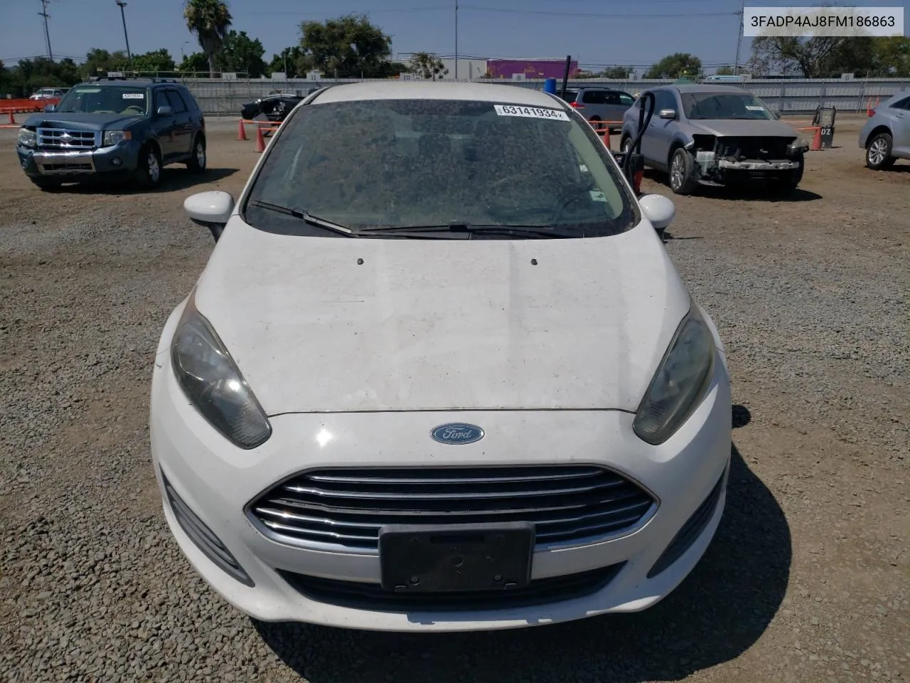 2015 Ford Fiesta S VIN: 3FADP4AJ8FM186863 Lot: 63141934