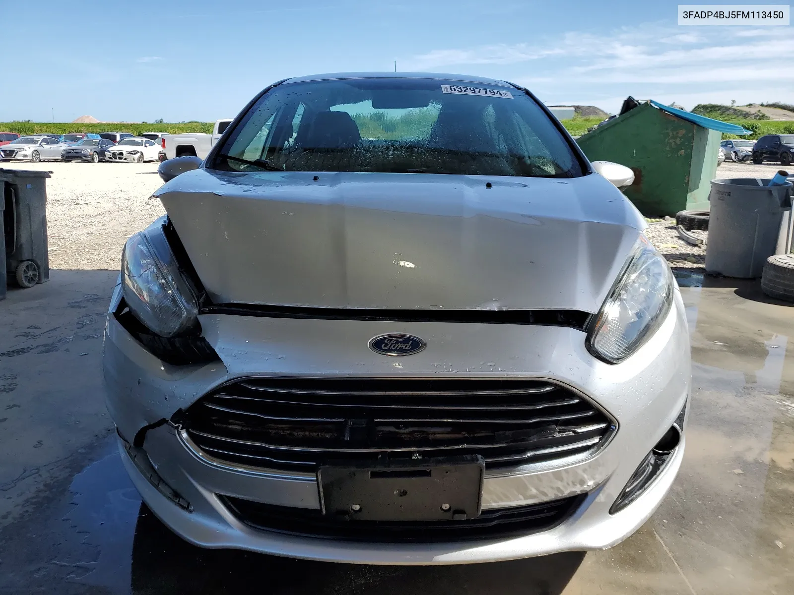 2015 Ford Fiesta Se VIN: 3FADP4BJ5FM113450 Lot: 63297794