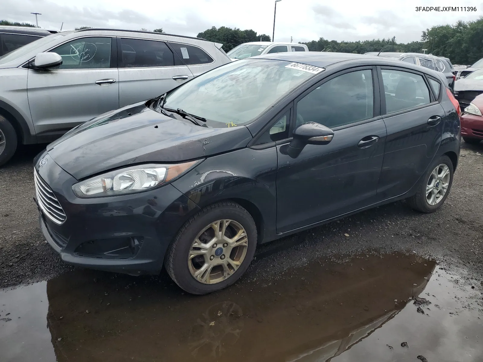 2015 Ford Fiesta Se VIN: 3FADP4EJXFM111396 Lot: 66778334