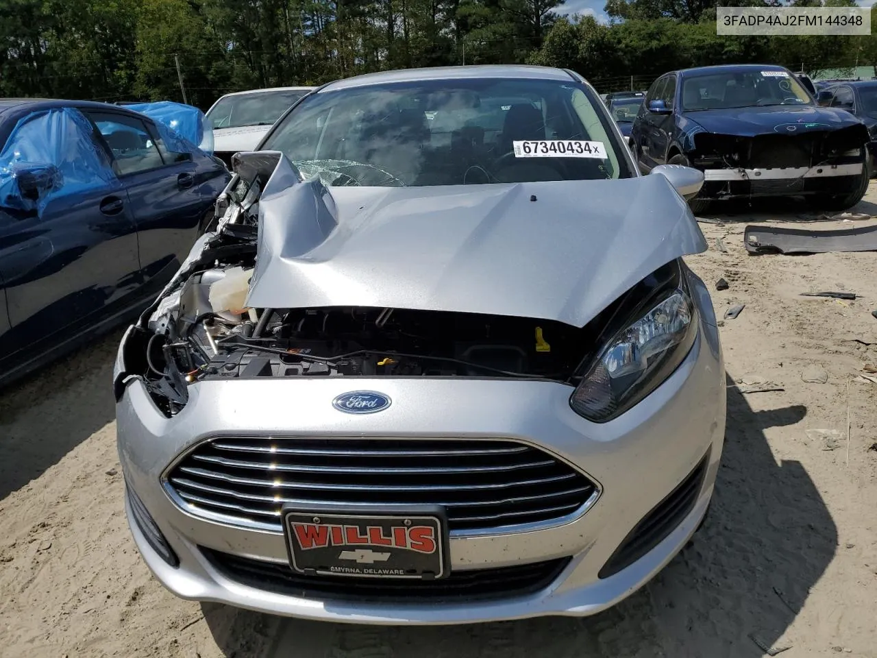 3FADP4AJ2FM144348 2015 Ford Fiesta S