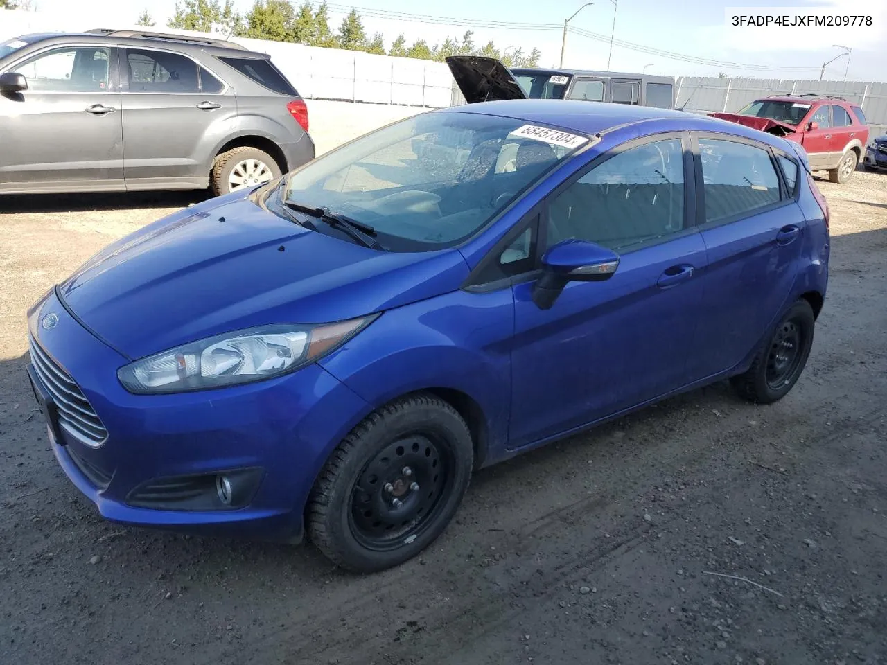 2015 Ford Fiesta Se VIN: 3FADP4EJXFM209778 Lot: 68457304