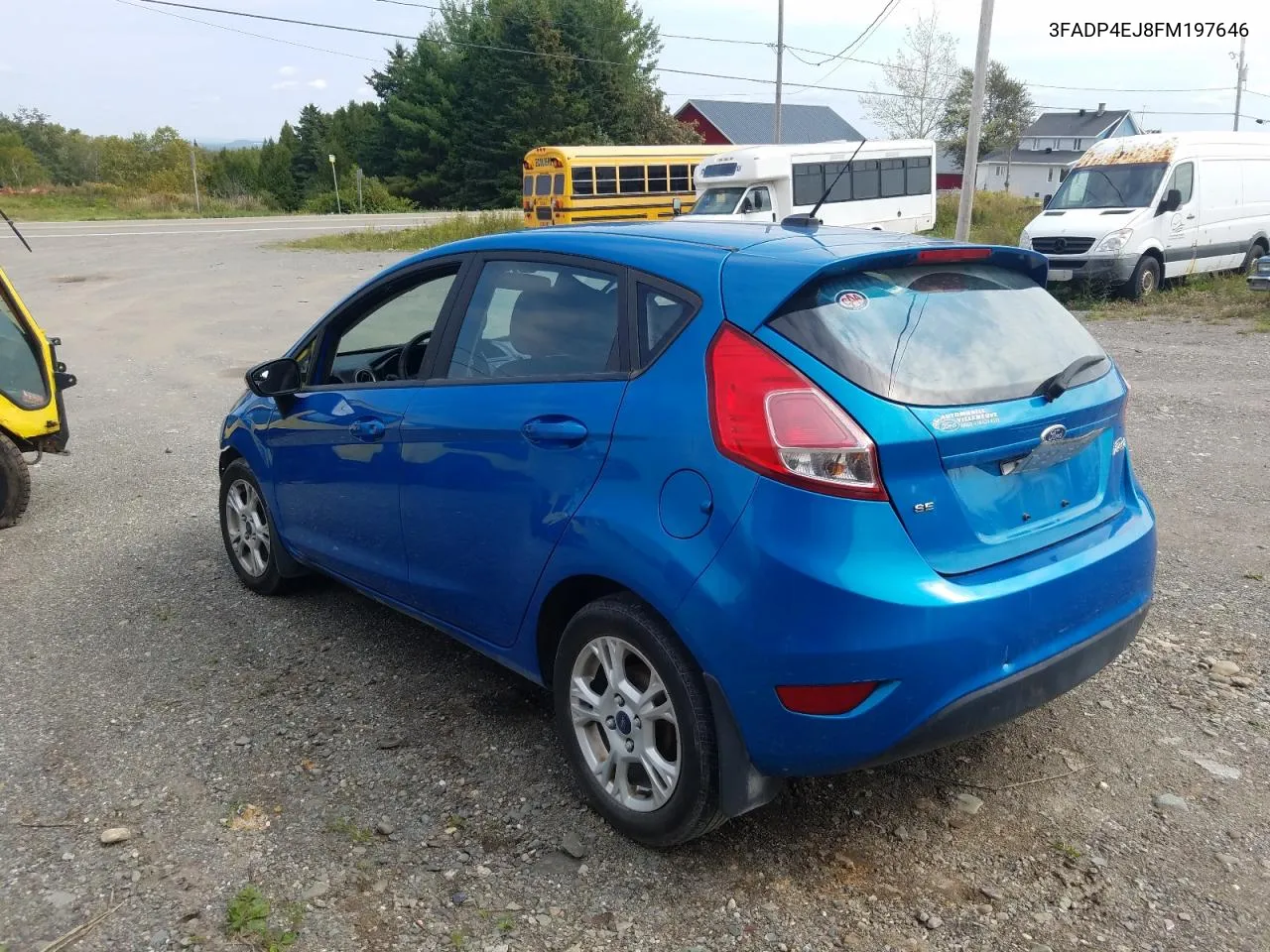 2015 Ford Fiesta Se VIN: 3FADP4EJ8FM197646 Lot: 68729834