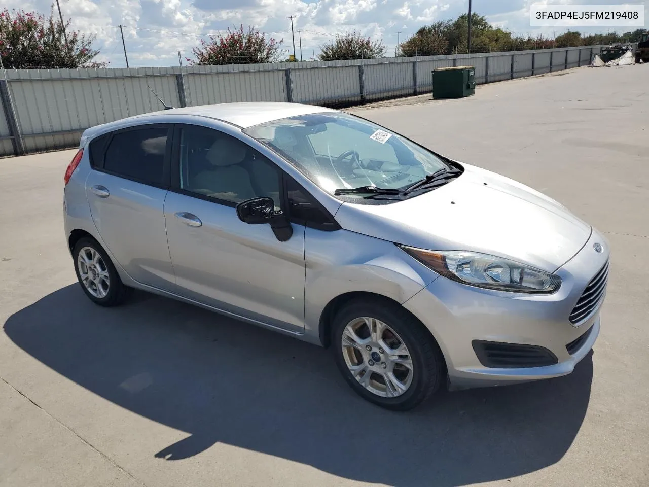 2015 Ford Fiesta Se VIN: 3FADP4EJ5FM219408 Lot: 69178424