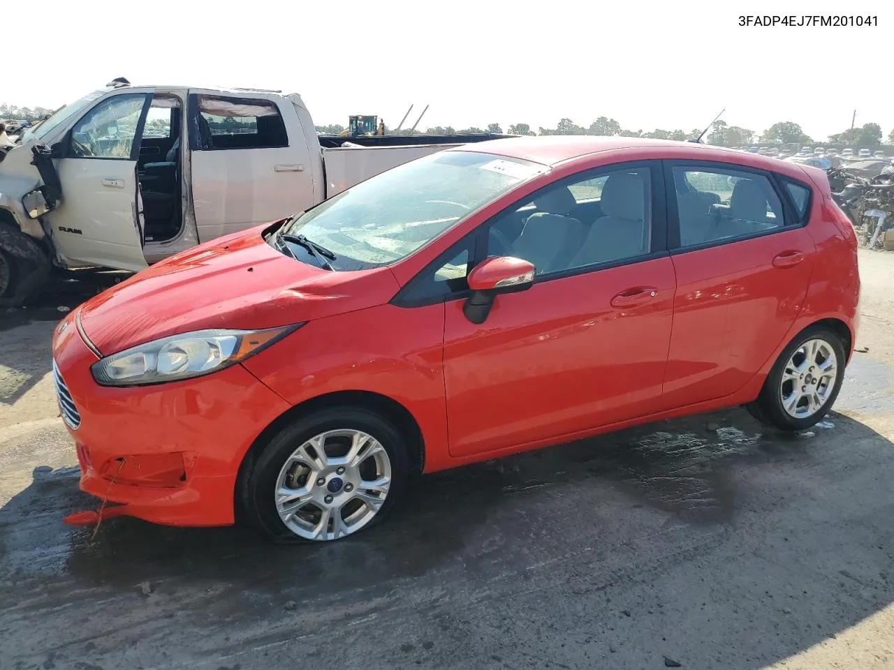 2015 Ford Fiesta Se VIN: 3FADP4EJ7FM201041 Lot: 70236094