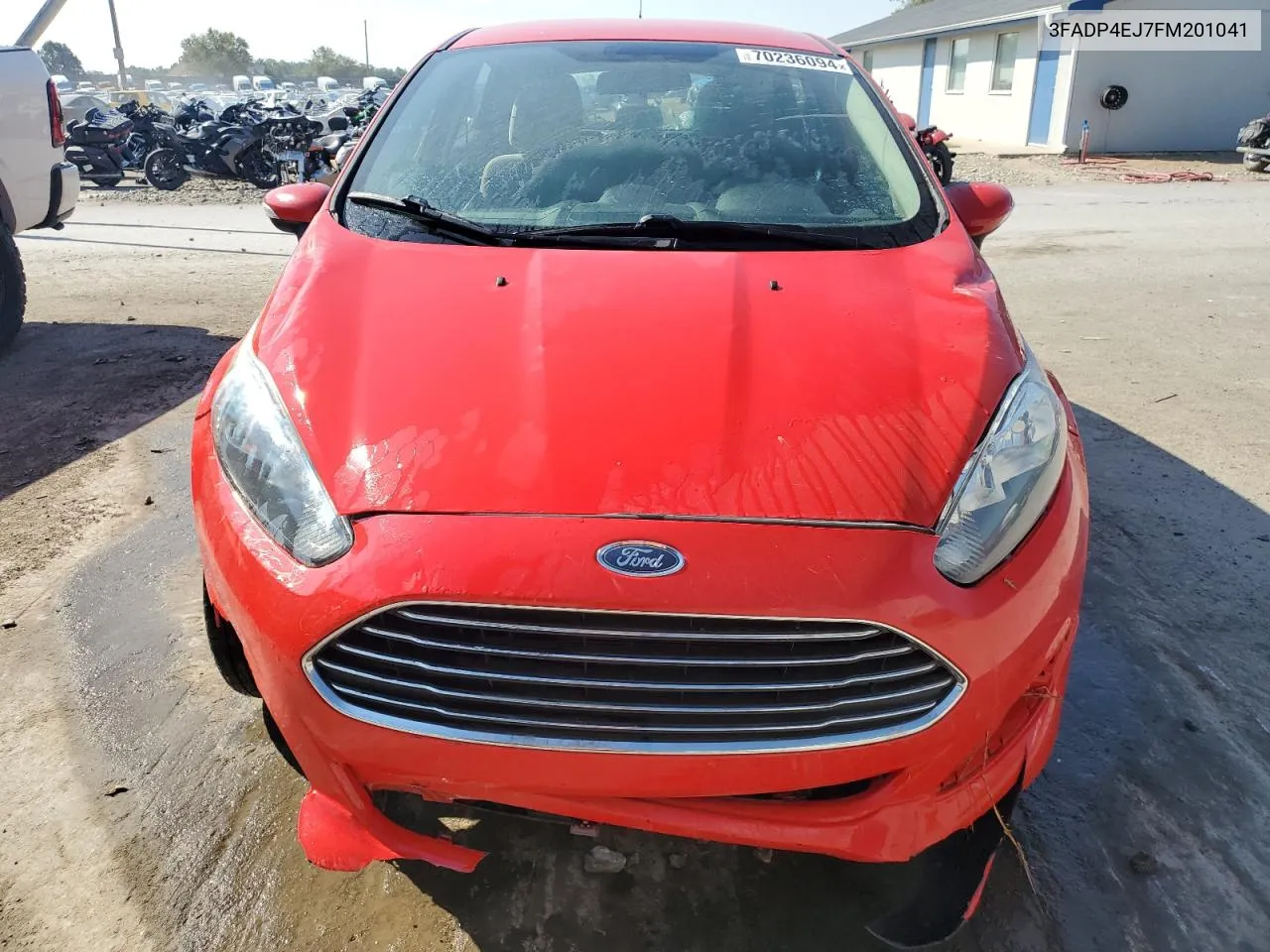 2015 Ford Fiesta Se VIN: 3FADP4EJ7FM201041 Lot: 70236094