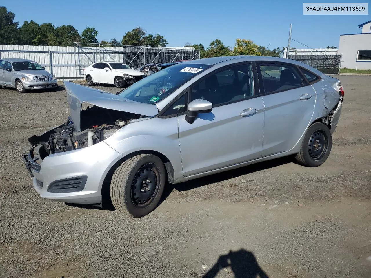 2015 Ford Fiesta S VIN: 3FADP4AJ4FM113599 Lot: 70762054