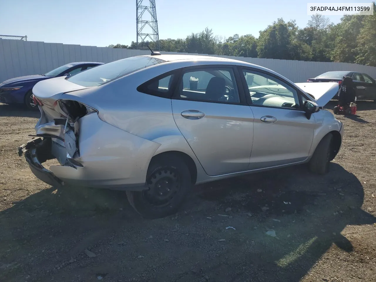 3FADP4AJ4FM113599 2015 Ford Fiesta S