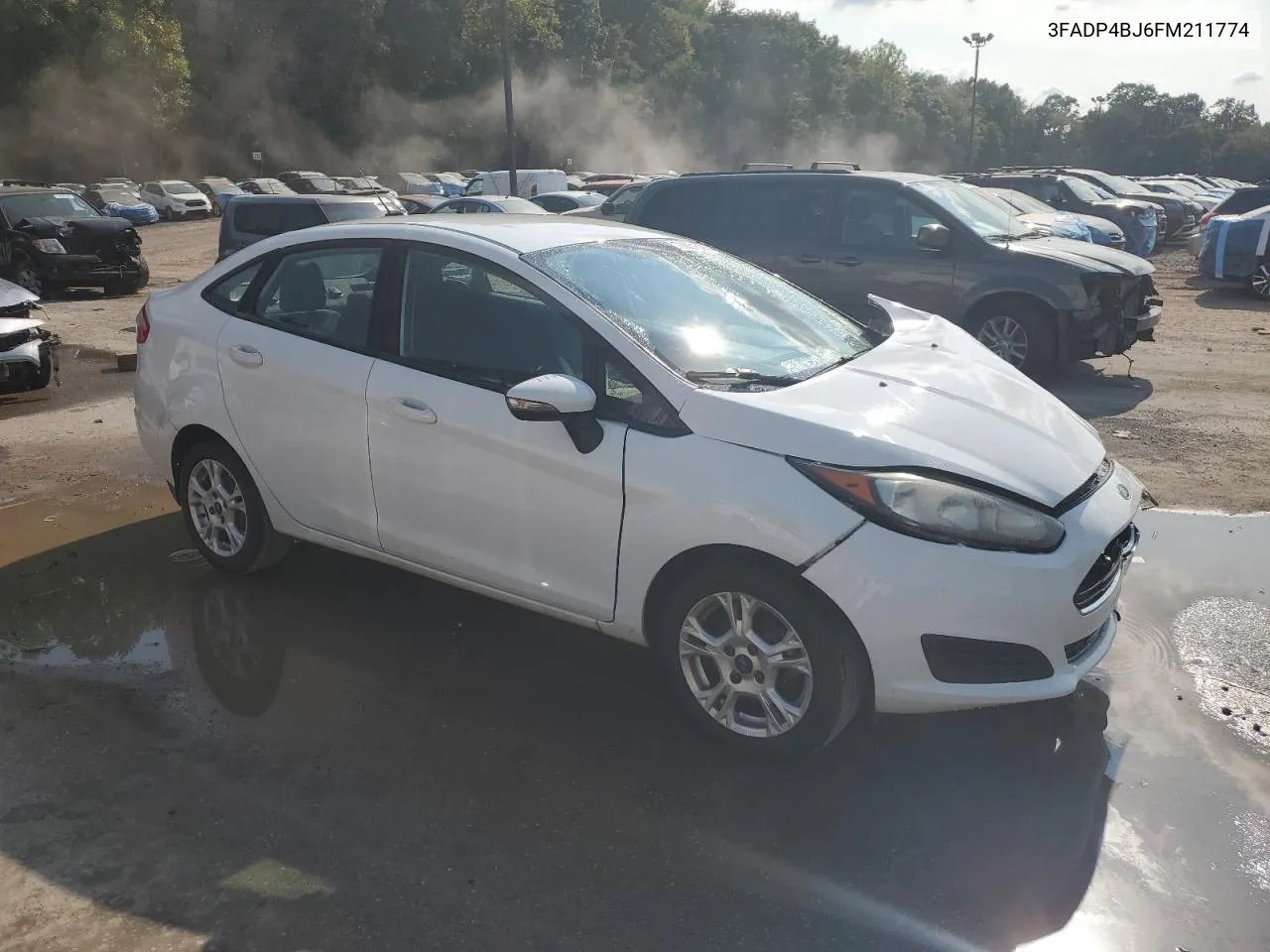 2015 Ford Fiesta Se VIN: 3FADP4BJ6FM211774 Lot: 70801634