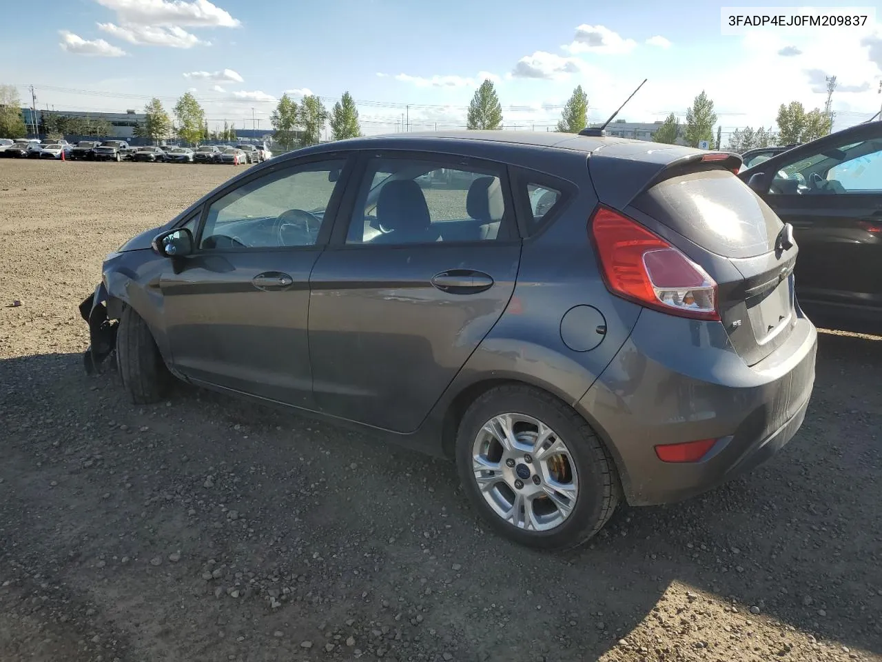 2015 Ford Fiesta Se VIN: 3FADP4EJ0FM209837 Lot: 72372384