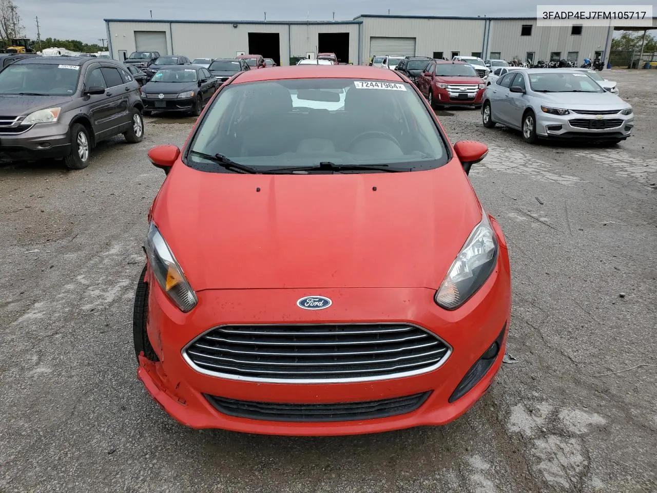 2015 Ford Fiesta Se VIN: 3FADP4EJ7FM105717 Lot: 72447964