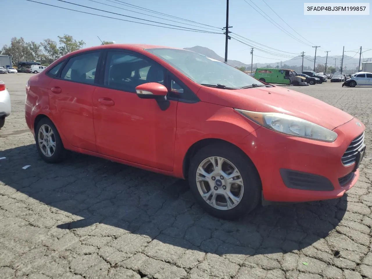 2015 Ford Fiesta Se VIN: 3FADP4BJ3FM199857 Lot: 72570734