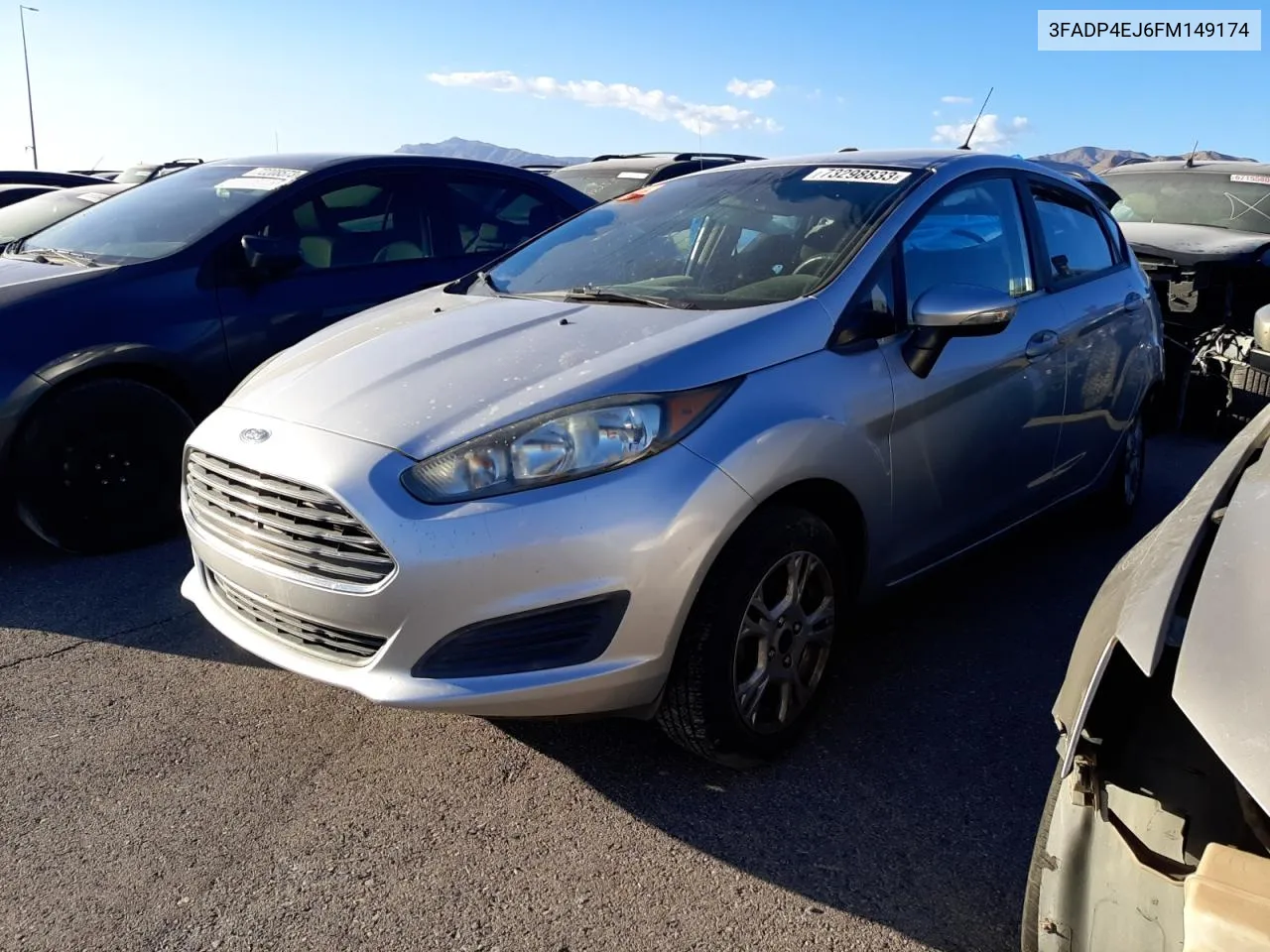 2015 Ford Fiesta Se VIN: 3FADP4EJ6FM149174 Lot: 73298833