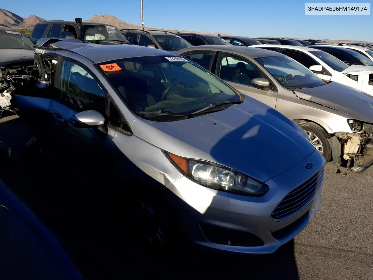 3FADP4EJ6FM149174 2015 Ford Fiesta Se