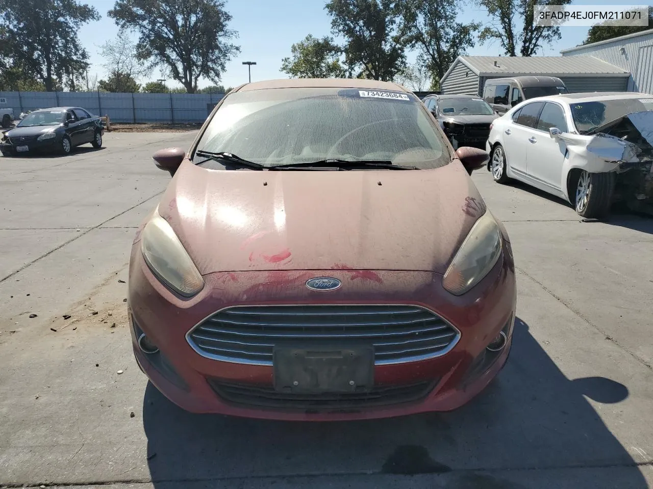 2015 Ford Fiesta Se VIN: 3FADP4EJ0FM211071 Lot: 73423684