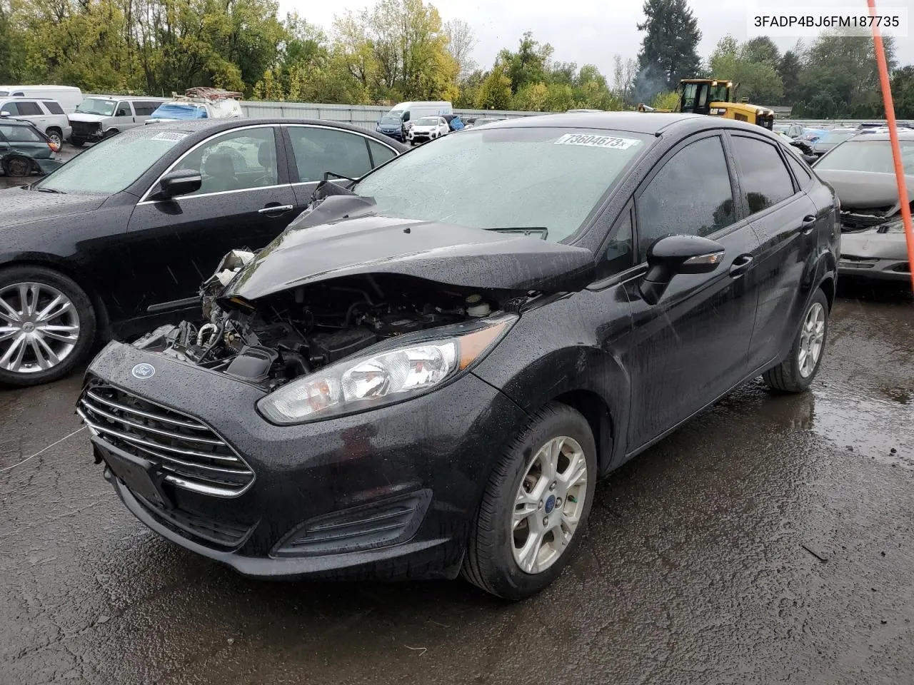 2015 Ford Fiesta Se VIN: 3FADP4BJ6FM187735 Lot: 73604673