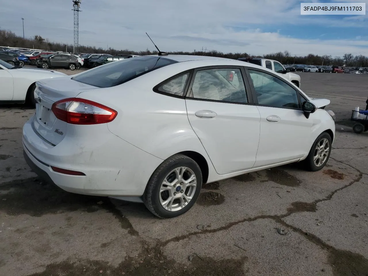 2015 Ford Fiesta Se VIN: 3FADP4BJ9FM111703 Lot: 80345723