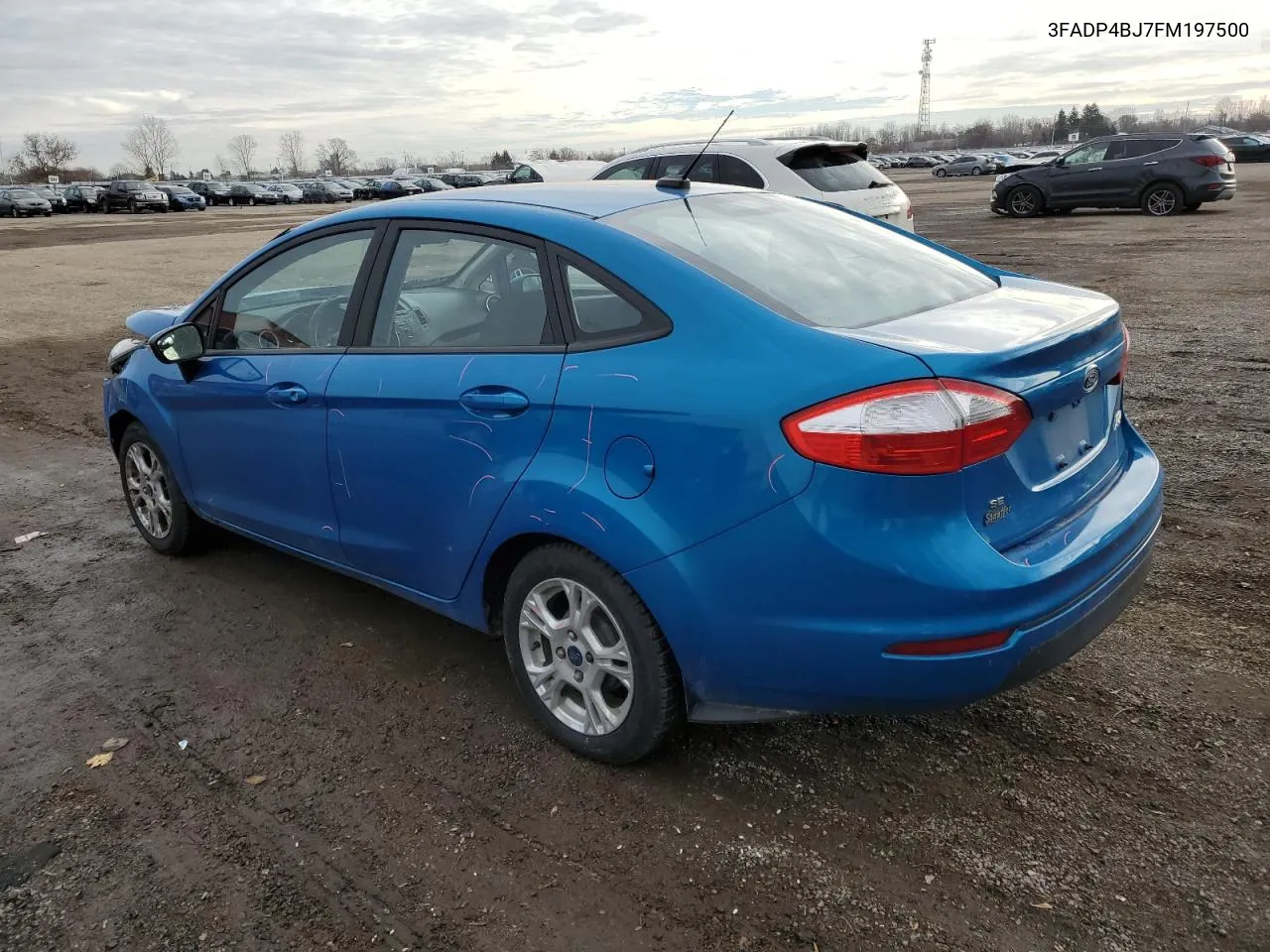 2015 Ford Fiesta Se VIN: 3FADP4BJ7FM197500 Lot: 80772783