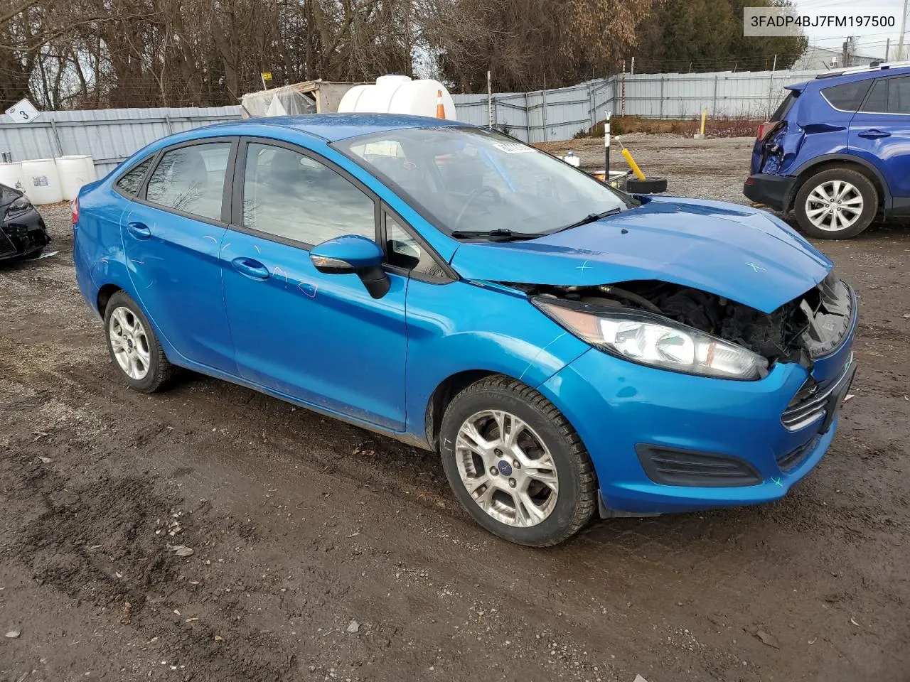 2015 Ford Fiesta Se VIN: 3FADP4BJ7FM197500 Lot: 80772783