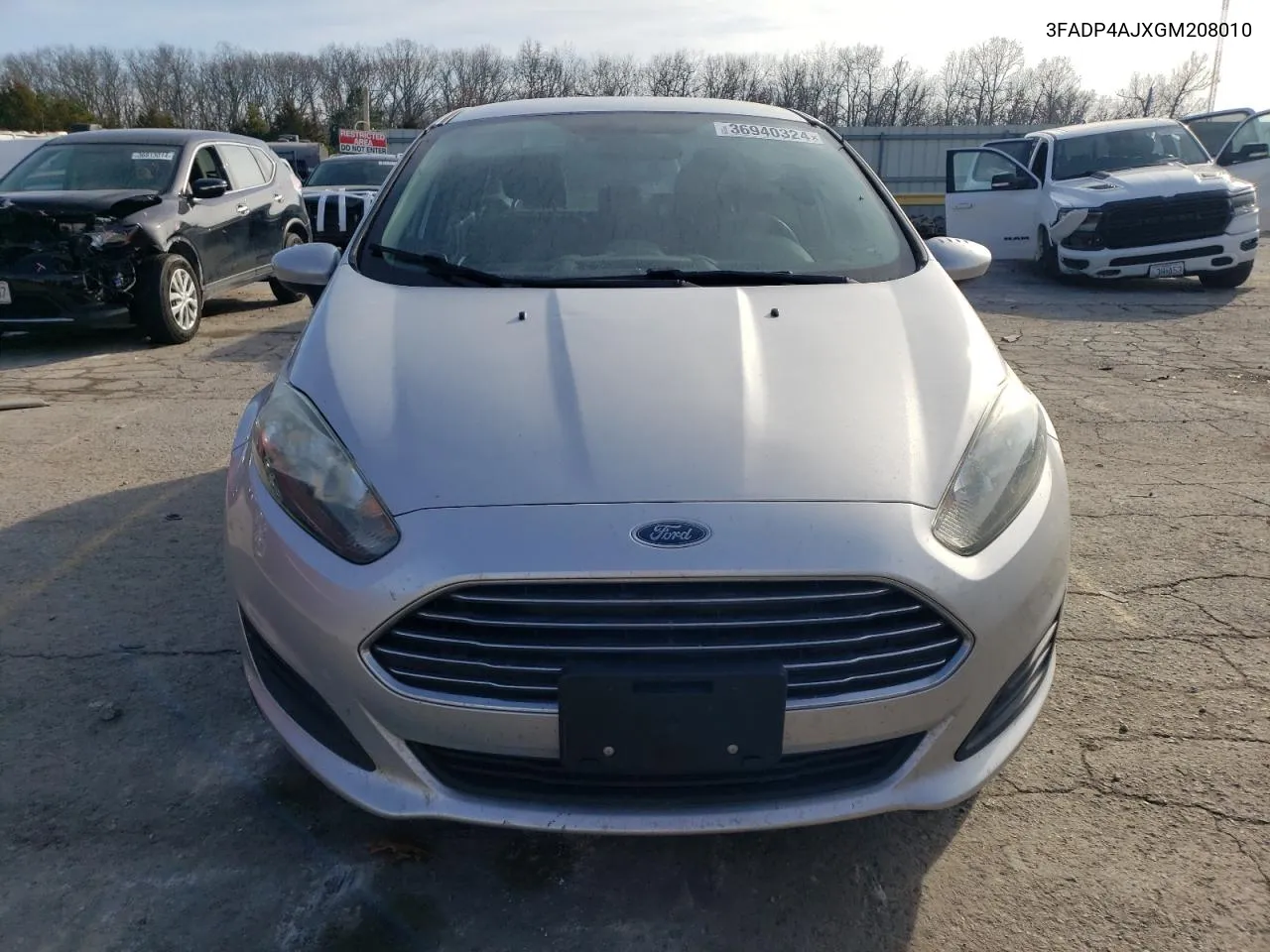 2016 Ford Fiesta S VIN: 3FADP4AJXGM208010 Lot: 36940324