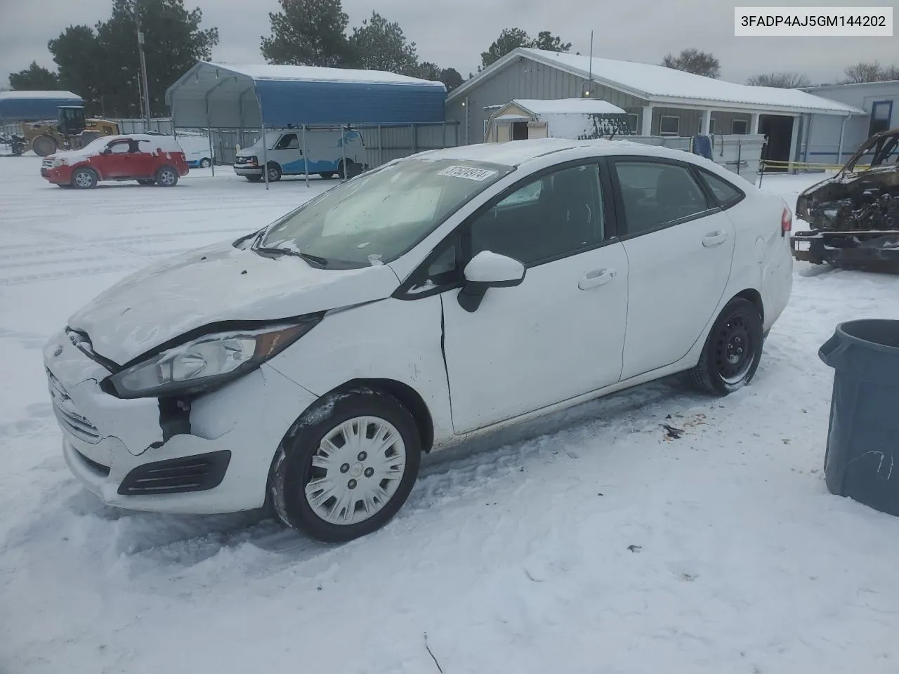 2016 Ford Fiesta S VIN: 3FADP4AJ5GM144202 Lot: 37524974