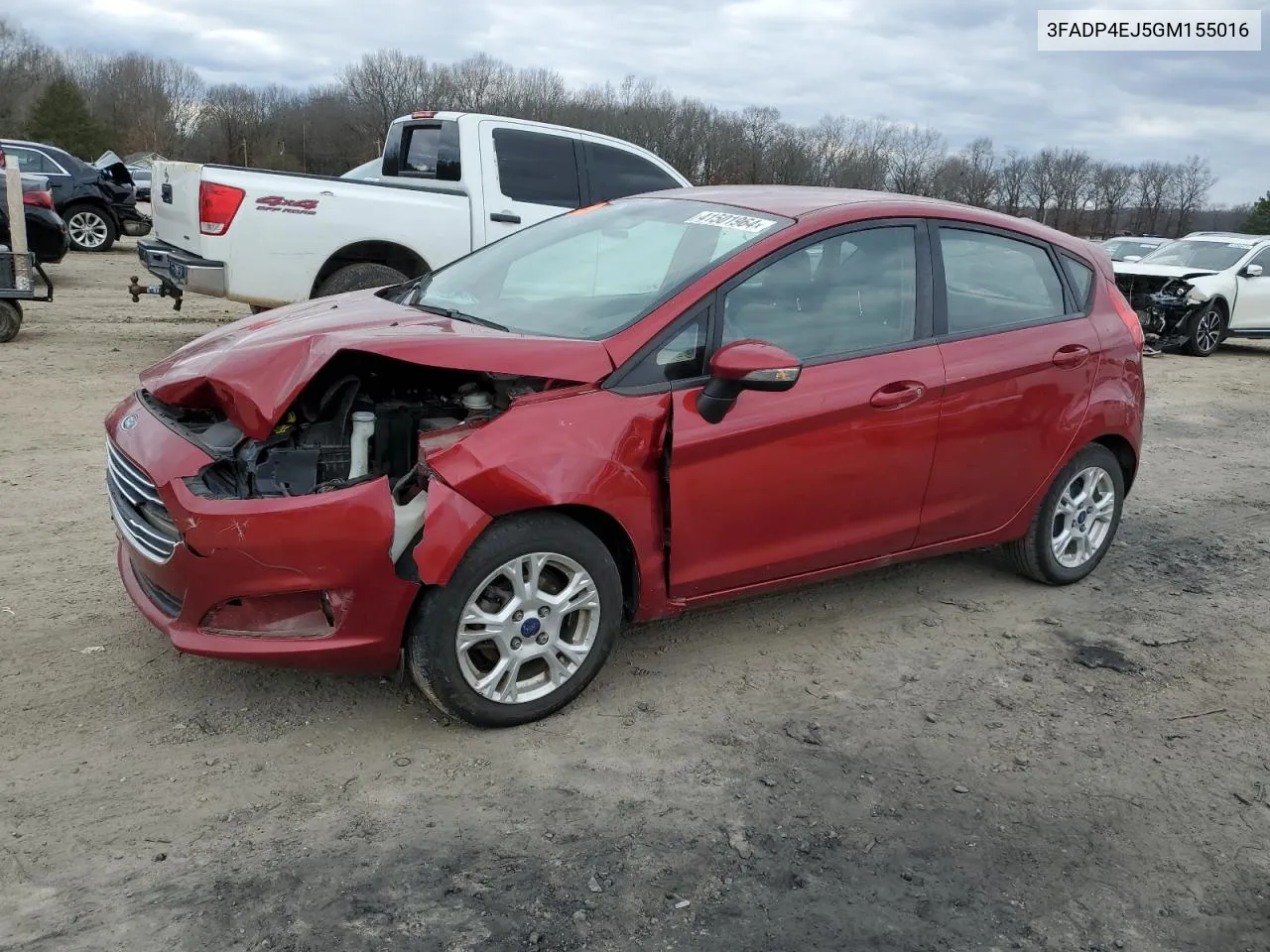 2016 Ford Fiesta Se VIN: 3FADP4EJ5GM155016 Lot: 41501964