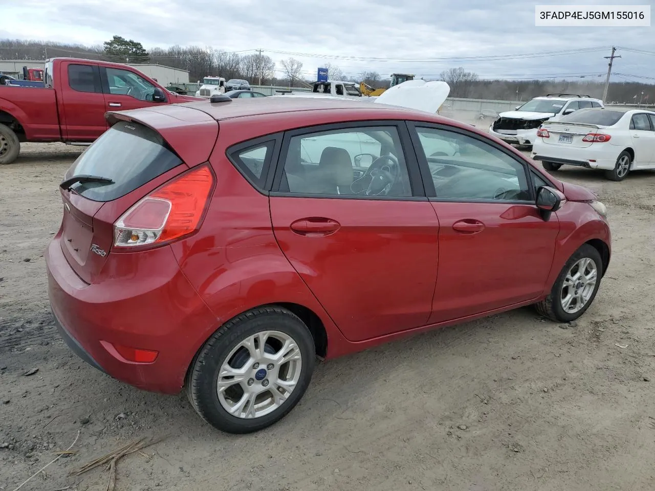 2016 Ford Fiesta Se VIN: 3FADP4EJ5GM155016 Lot: 41501964