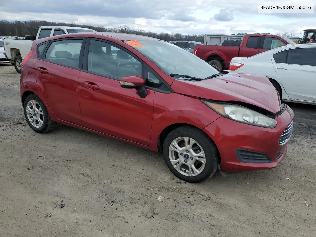 2016 Ford Fiesta Se VIN: 3FADP4EJ5GM155016 Lot: 41501964