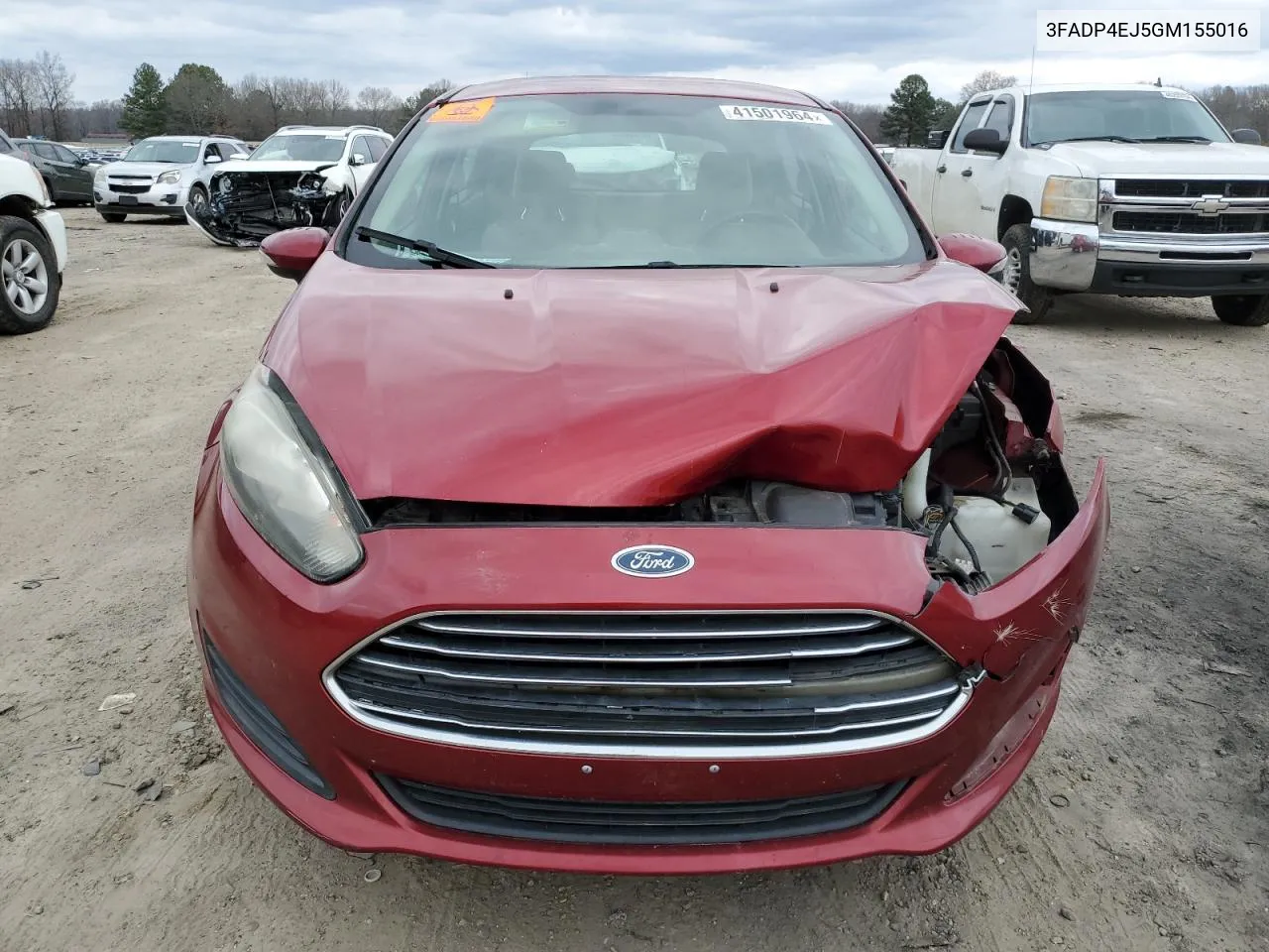 2016 Ford Fiesta Se VIN: 3FADP4EJ5GM155016 Lot: 41501964