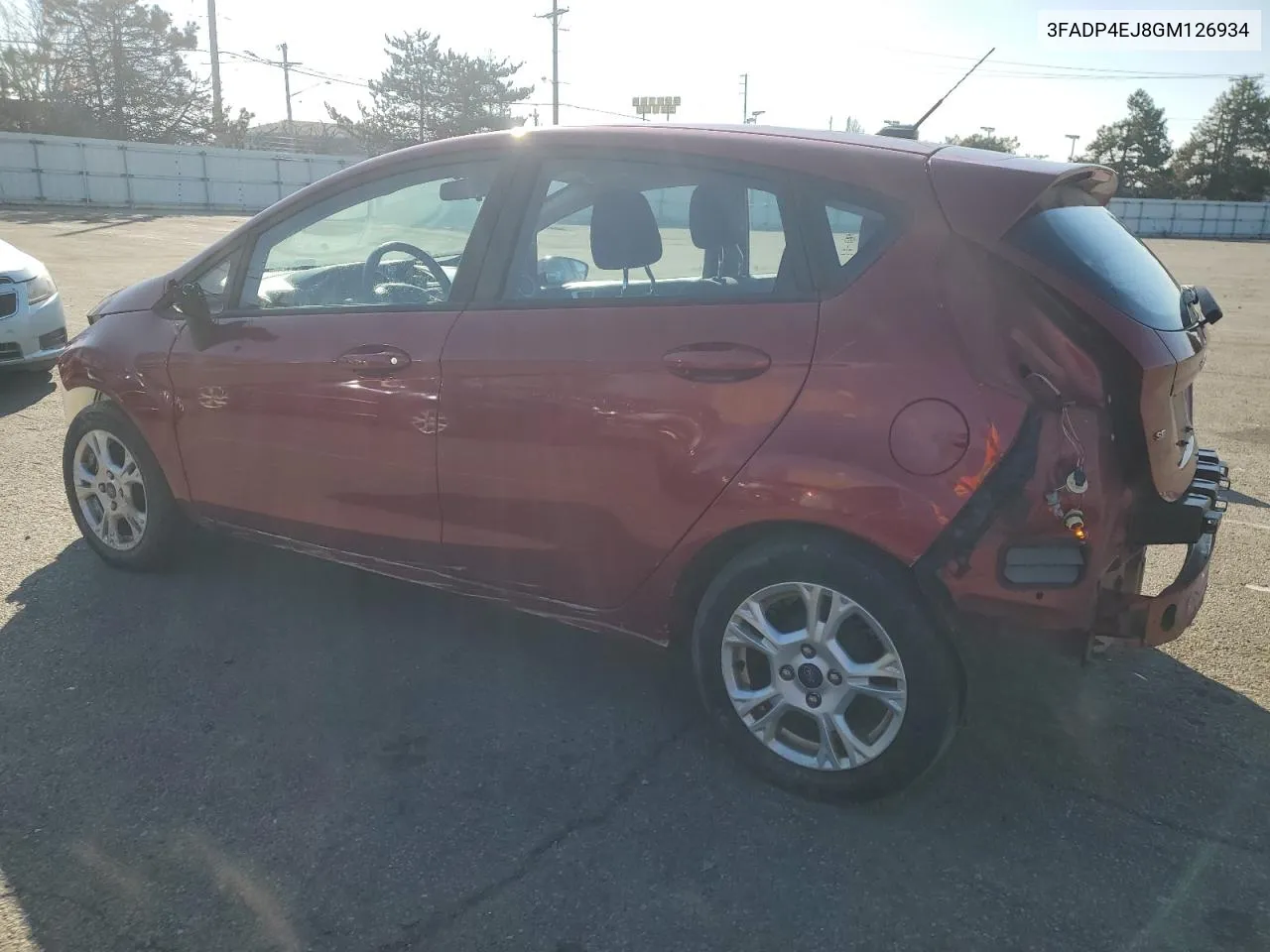 2016 Ford Fiesta Se VIN: 3FADP4EJ8GM126934 Lot: 42055864